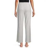 Ambrielle Womens Wide Leg Pajama Pants