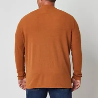 St. John's Bay Mens Long Sleeve Regular Fit Big and Tall Henley Shirt