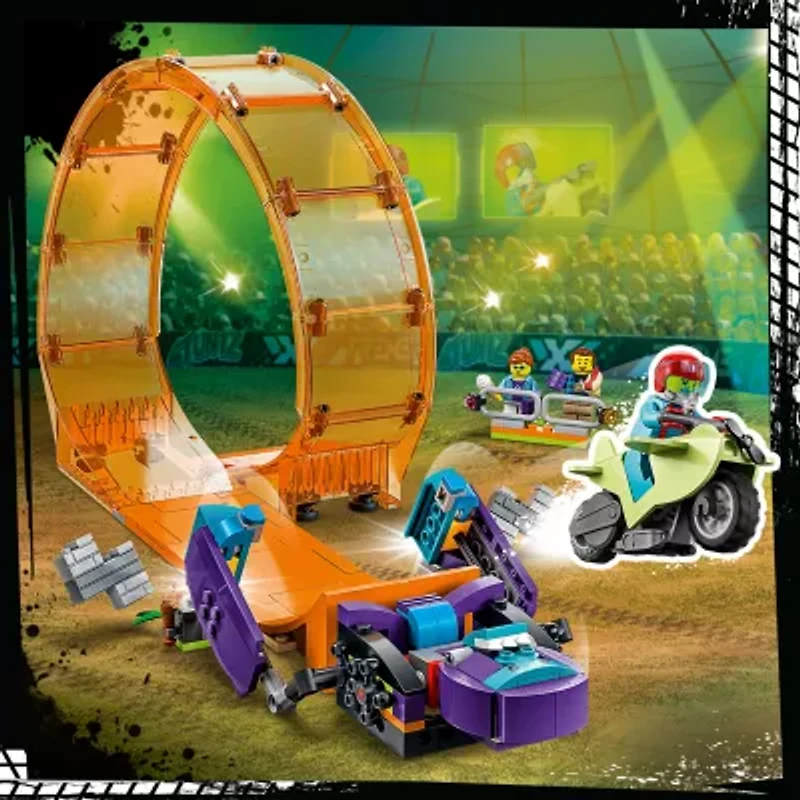 LEGO City Stuntz Smashing Chimpanzee Stunt Loop 60338 Building Set (226 Pieces)