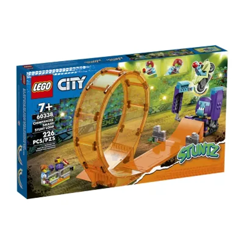 LEGO City Stuntz Smashing Chimpanzee Stunt Loop 60338 Building Set (226 Pieces)