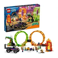 LEGO City Stuntz Double Loop Stunt Arena 60339 Building Set (598 Pieces)