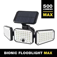 Bell + Howell Floodlight Max Solar Powered 500 Lumens Multi-Directional Light