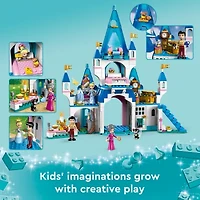 LEGO Disney Princess Cinderella and Prince Charming's Castle 43206 Building Set (365 Pieces)