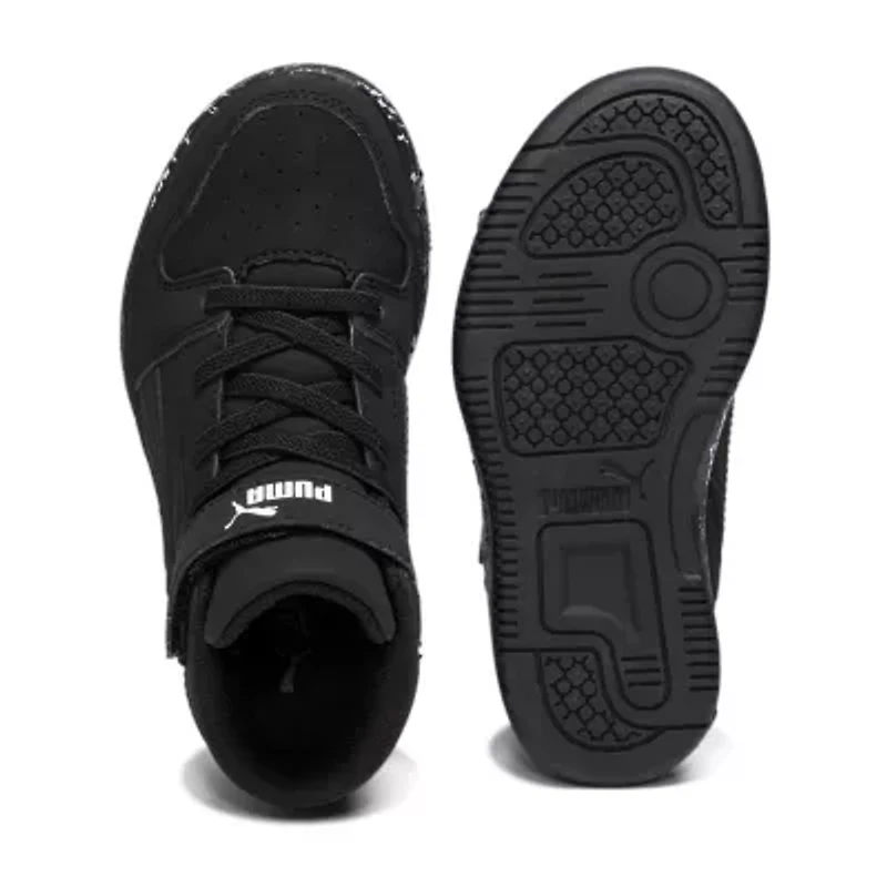 PUMA Rebound Layup Little Kid Boys Basketball Shoes