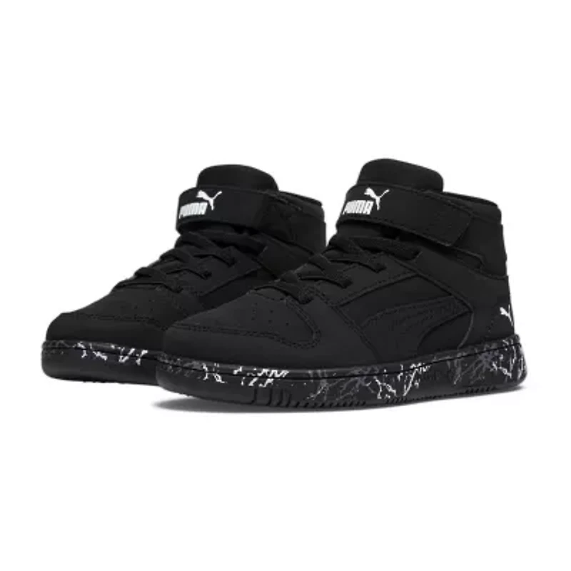 PUMA Rebound Layup Little Kid Boys Basketball Shoes