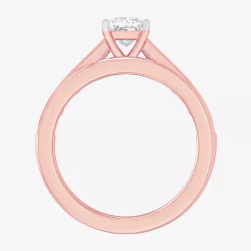 G-H / Si1-Si2) Womens / CT. T.W. Lab Grown White Diamond 14K Gold Side Stone Bridal Set