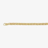 Made in Italy Mens 10K Gold 24 Inch Link Chain Necklace