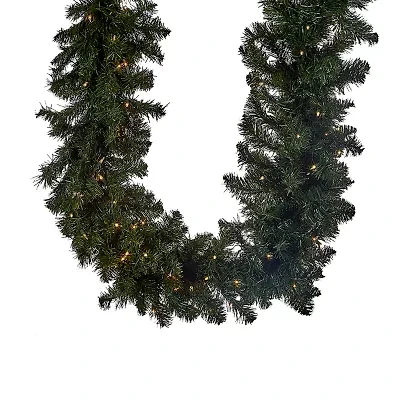 Kurt Adler 9-Ft Twinkle Vanderbilt Pre-Lit Christmas Indoor Garland
