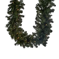 Kurt Adler 9-Ft Twinkle Vanderbilt Pre-Lit Christmas Indoor Garland