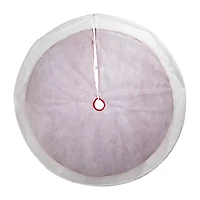 Kurt Adler 54in Red Sequins Indoor Tree Skirt