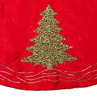 Kurt Adler 60in Red Green Tree Indoor Tree Skirt