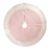 Kurt Adler 48in Traditional Red White Border Indoor Tree Skirt