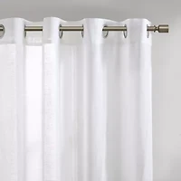 Croscill Romo Grommet Top Sheer Single Curtain Panel
