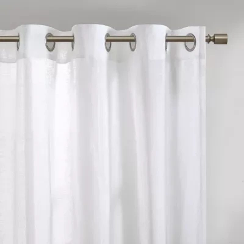 Croscill Romo Grommet Top Sheer Single Curtain Panel
