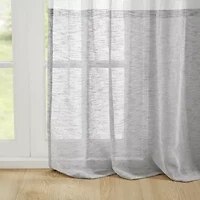 Croscill Romo Grommet Top Sheer Single Curtain Panel