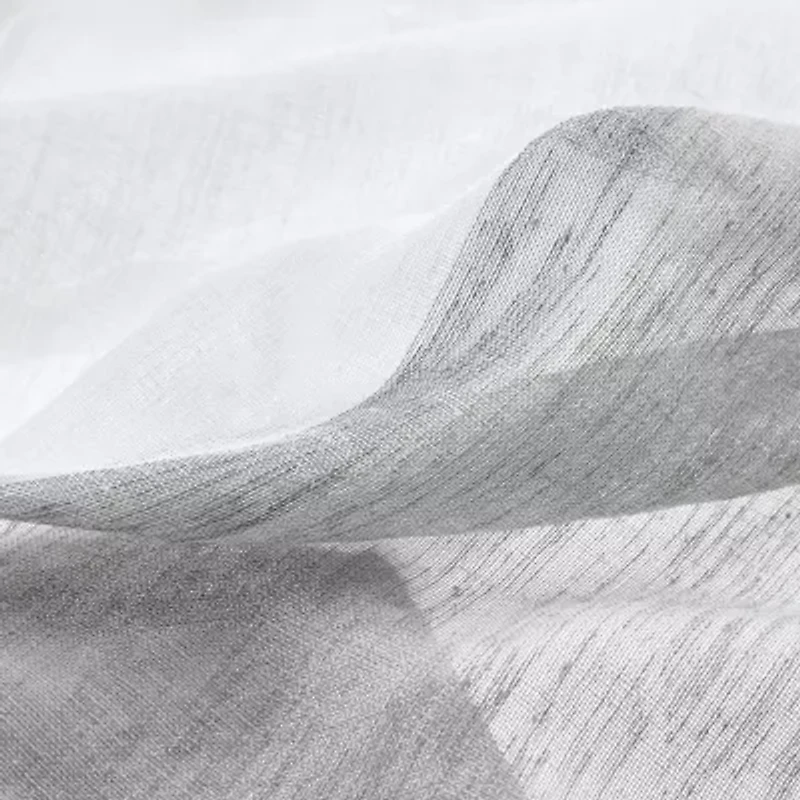 Croscill Romo Grommet Top Sheer Single Curtain Panel