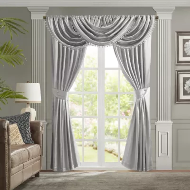 Croscill Avignon Rod Pocket Waterfall Valance