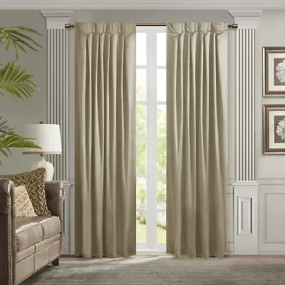 Croscill Avignon Rod Pocket Back Tab Light-Filtering Single Curtain Panel