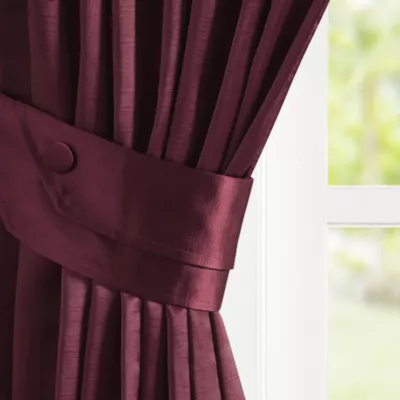 Croscill Avignon Rod Pocket Back Tab Light-Filtering Single Curtain Panel