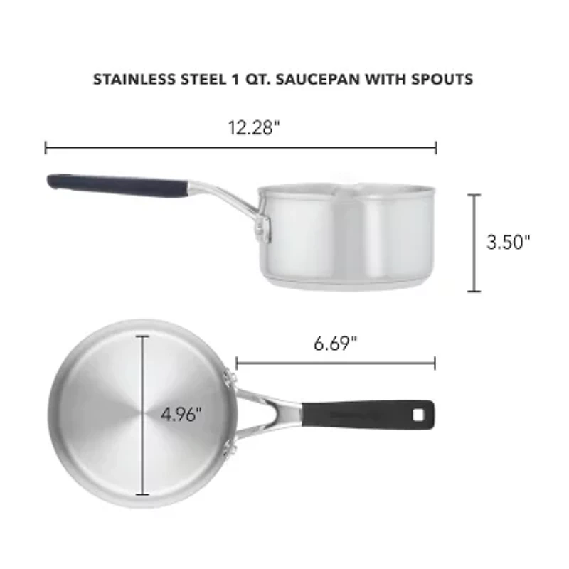 KitchenAid Stainless Steel 1-qt. Sauce Pan