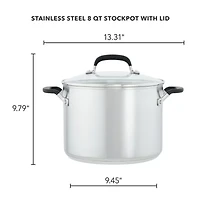 KitchenAid Stainless Steel 8-qt. Stockpot