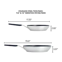 KitchenAid Stainless Steel 2-pc. Cookware Set