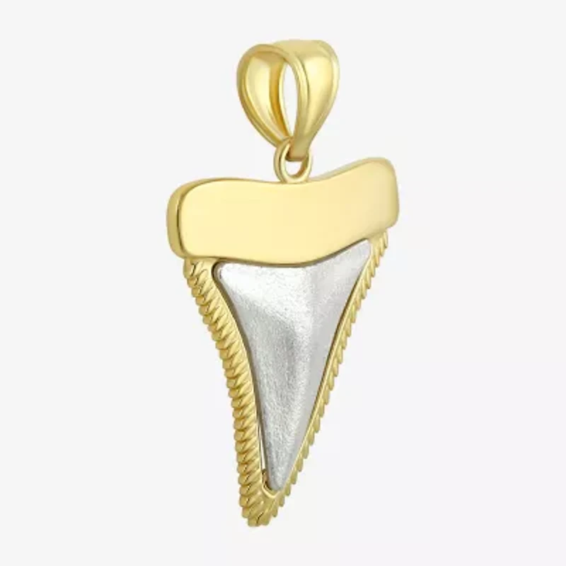 Shark Tooth Womens 14K Gold Pendant