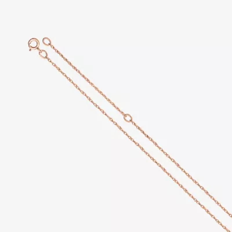 Womens Personalized Diamond Accent Name Pendant Necklace