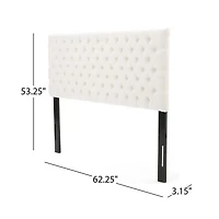 Jezbel Upholstered Rectangle Headboard