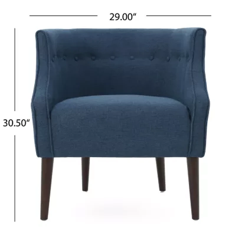 Brandi Tufted Upholstered Club Chair