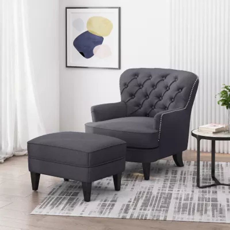 Correia 2-pc. Tufted Upholstered Club Chair