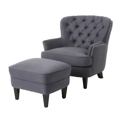 Correia 2-pc. Tufted Upholstered Club Chair
