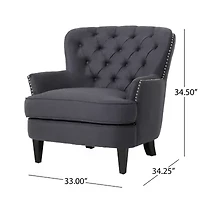 Correia 2-pc. Tufted Upholstered Club Chair