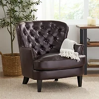 Tafton Tufted Upholstered Club Chair