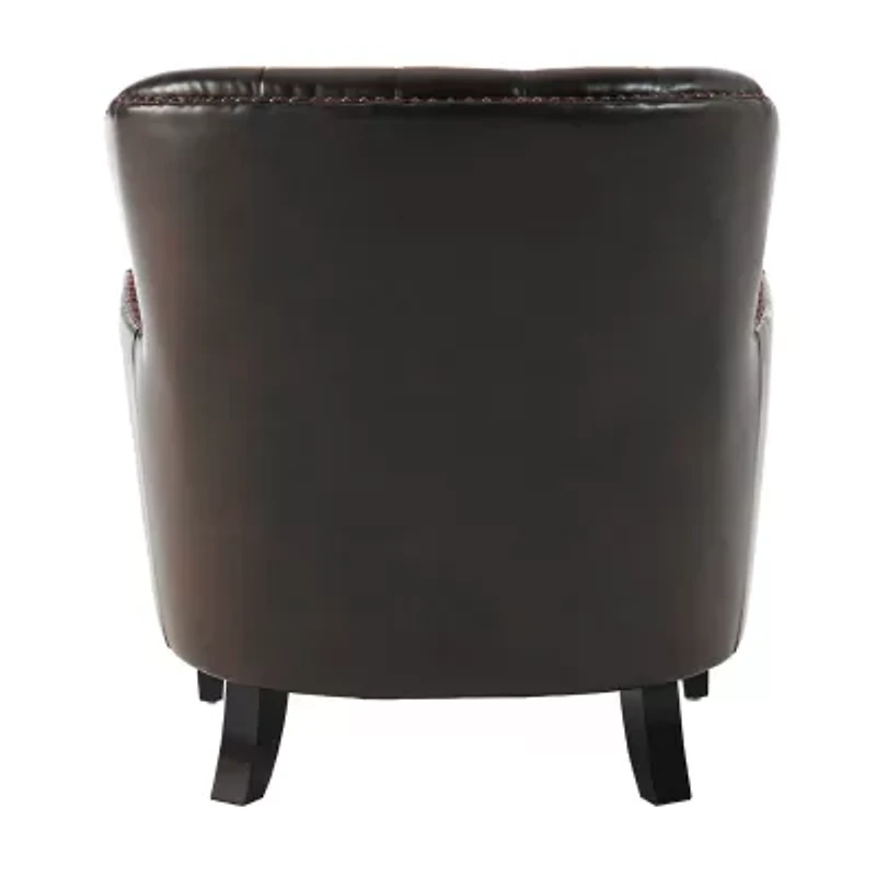 Tafton Tufted Upholstered Club Chair