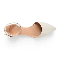 Journee Collection Womens Reba Ankle-Strap Ballet Flats
