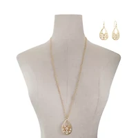 Mixit Womens White 2-pc. Jewelry Set