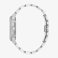 Bulova Octava Mens Crystal Accent Silver Tone Stainless Steel Bracelet Watch 96a285