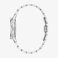 Bulova Crystal Octava Womens Crystal Accent Silver Tone Stainless Steel Bracelet Watch 96l305