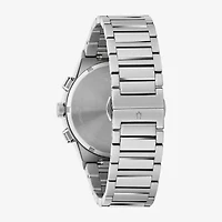 Bulova Modern Millennia Mens Chronograph Silver Tone Stainless Steel Bracelet Watch 96c149