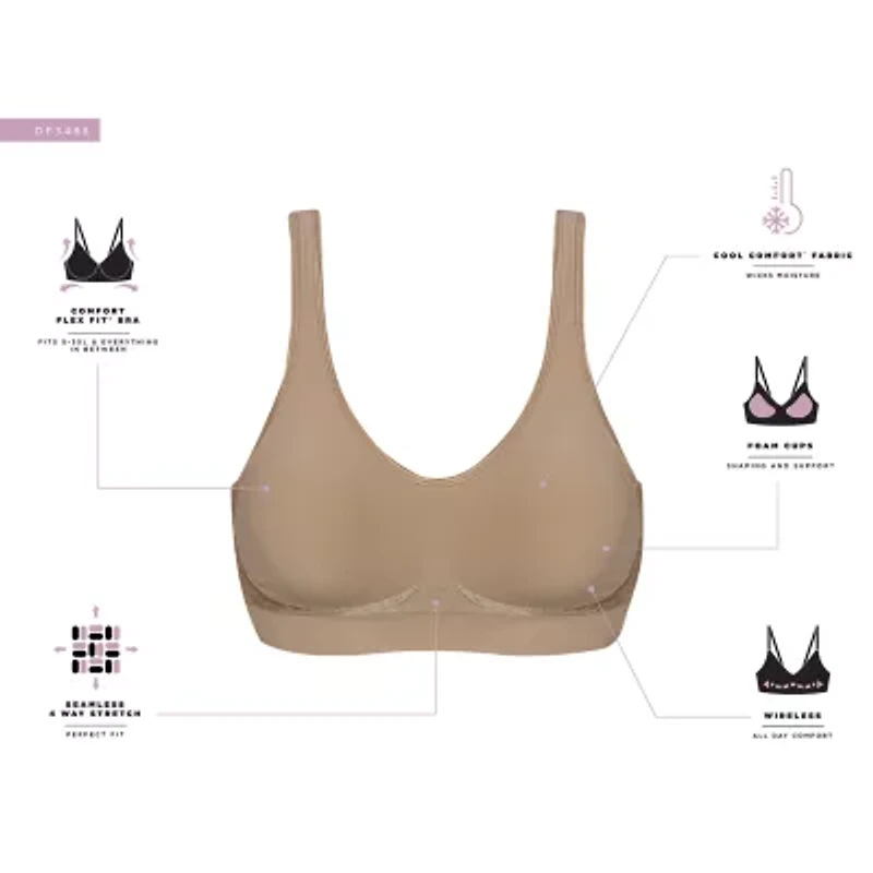 Bali Comfort Revolution® Comfortflex Fit® Shaping Seamless Wireless Full Coverage Bra-3488