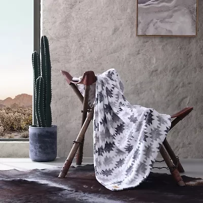 Wrangler Canyon Ikat Washable Lightweight Throw