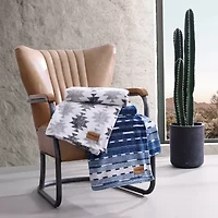 Wrangler Canyon Ikat Washable Lightweight Throw