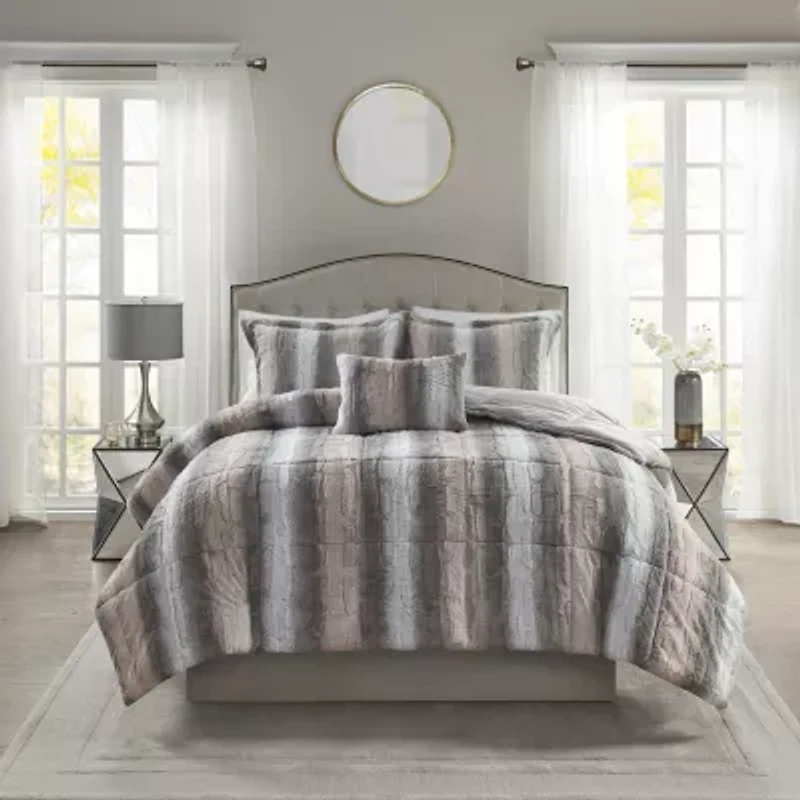 Madison Park Marselle 4-pc. Midweight Comforter Set