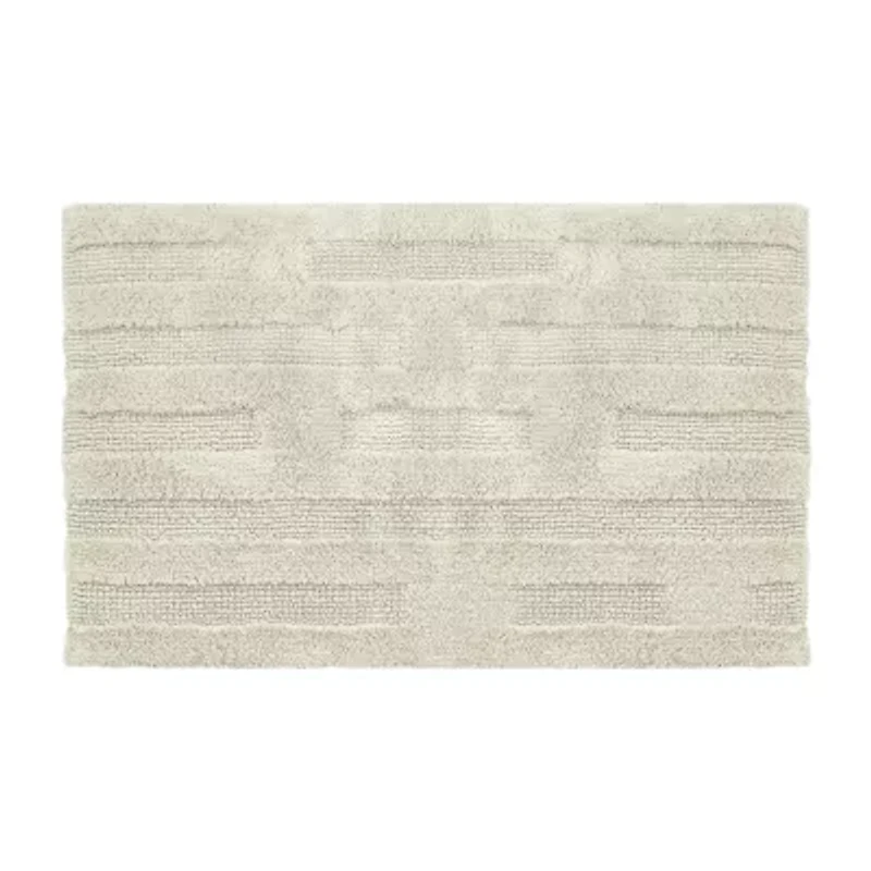 Loom + Forge Modern Turkish Cotton Reversible Bath Rug
