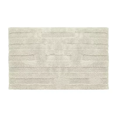 Loom + Forge Modern Turkish Cotton Reversible Bath Rug