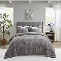 True North By Sleep Philosophy Polar Fur Midweight Down Alternative Comforter Set