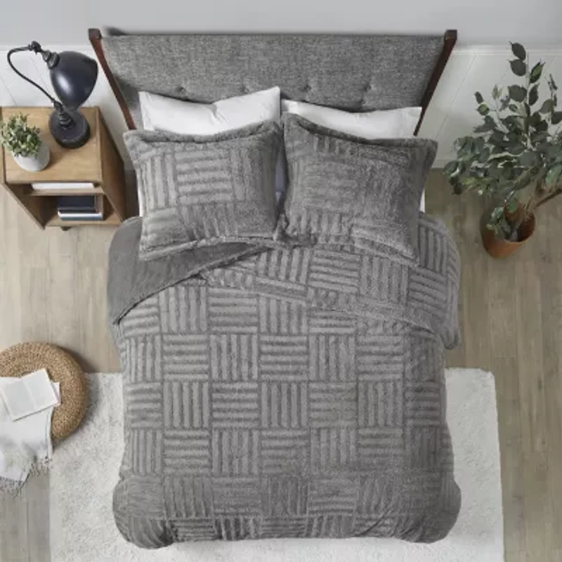 True North By Sleep Philosophy Polar Fur Midweight Down Alternative Comforter Set