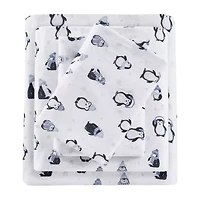 Intelligent Design Cozy Soft Print Flannel Deep Pocket Sheet Set