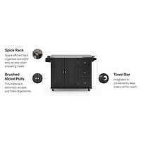 Homestyles Dolly Madison Kitchen Cart